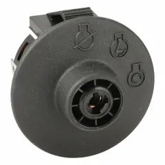 Replacement key switch for Kohler engines. Compatible with manufacturer number CH620-3040 and replaces numbers 24TM15, 24TM16, and 24TM19. Used to control engine start and stop functions on generators, lawn tractors, and utility vehicles.