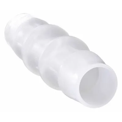 ELDON JAMES Barbed Fitting Coupling: 3/4 in ID x 3/4 in ID Fitting Size, Barbed, PVDF - Standard PVDF Barbed Tube Fittings