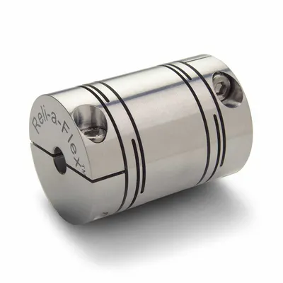 RULAND MANUFACTURING Slit Coupling: 5 mm Bore Dia 1, 4 mm Bore Dia 2 - Long Clamp-On Slit Couplings