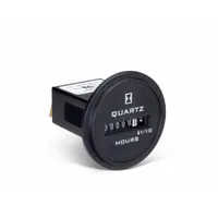 TRUMETER Hour Meter: Hour Meters, Front Panel Mounting, Analog, 10 V DC – 80 V DC, Analog, Tenth (MPN 732-0003)