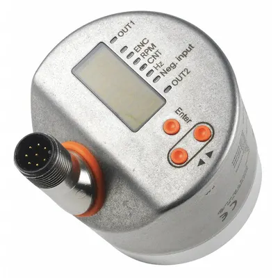 IFM Encoder: Hollow, 12 mm Shaft Dia, 2 5/16 in Overall Dia - Hollow Shaft Encoders