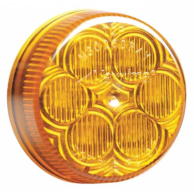 MAXXIMA Clearance Marker Light: Clearance Light, LED, Round, Surface Mount, Amber - Clearance Lights