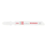 MILWAUKEE Jigsaw Blade: 24, 3 in Blade Lg, Bi-Metal, Bi-Metal, T Shank, Thin Metal, 5 Pieces, 5 PK (MPN 48-42-5161)