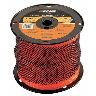 ECHO String Trimmer Line: Nylon, 0.095 in Dia, 846 ft Overall Lg, Multi-Sided