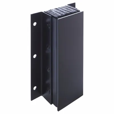 IDEAL WAREHOUSE INNOVATIONS Dock Bumper: Rectangular, 11 in x 20 in x 6 in Bumper, Laminated Rubber - Steel-Face Dock Bumpers