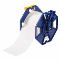 Pre-Cut Label Stock Roll: 1 1/2 in x 1/2 in, Acrylic, Permanent Adhesive, 1,000 Labels, J7300 (MPN J-37-7425J)
