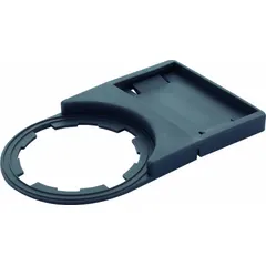 This legend plate is designed for 22 mm panel mounting and is compatible with the Universal series. It provides clear labeling for push-button controls in industrial automation and electrical systems, aiding operator identification on control panels.