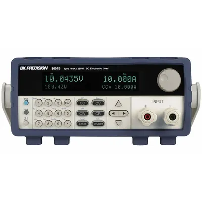 B&K PRECISION Electronic Load: 0 V to 120 V, 60 A Max Measurable Current, 250 W Power - Electronic Loads
