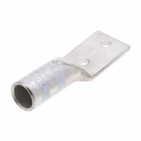 Compression Lugs: Stranded Wire, 1/2 in Stud Size, Long, Copper Barrel (MPN L1000N)