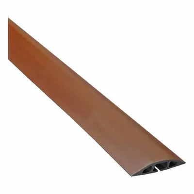ELECTRIDUCT Cable protector: 1 Channels, 3 1/4 in Overall Wd, 9/16 in Overall Ht, 5 ft Lg - Flexible Rubber Cable Floor Covers
