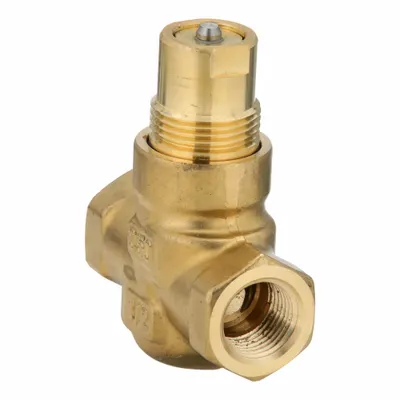 Siemens Hydronic Globe Valve: 2-Way, 1.6 CV Flow, 1/2 in Female NPT, Brass Body - 2-Way NPT Connection Globe Valves