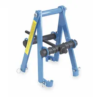 This 31-piece carbon steel strut spring compressor set is designed to compress automotive strut springs during suspension service. It includes safety locking pins and requires no special adapter shoe for use with struts. Overall dimensions are 10-39/64 in x 16-1/2 in x 5-7/64 in