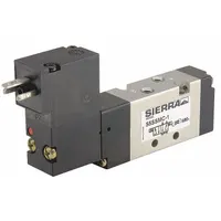 Solenoid Air Control Valve: Four-Way / Two-Position, Body-Ported Body, 24V DC, Spring Return (MPN S5SSMD-1)