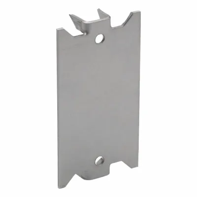 BRIDGEPORT 732-SP Safety Plate, Steel, Gray, 0.06x1.5x2.75 in - Cable Protection Plates