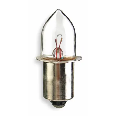 OEM P13.5s Miniature Flanged Base Lamp, B3-1/2, 7.2V AC, White, PR18 - P13.5s Miniature Flanged Base Lamps