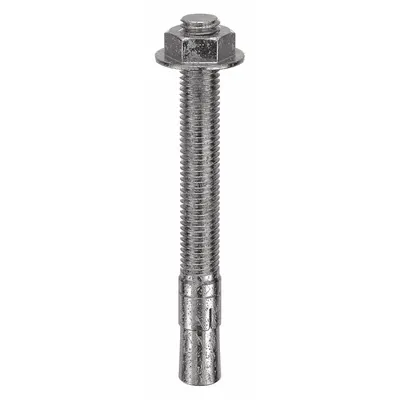 MKT FASTENING Wedge Anchor: 6 in Overall Lg, 5/8 in Dia, 5/8"-11 Thread Size, Stainless Steel - 316 Stainless Steel Wedge Anchors