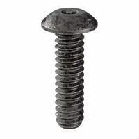 Button head tamper-resistant machine screw with 6-32 thread, 1/2 in length, and 1/8 in drive size. Used in security-sensitive applications to secure panels, enclosures, and equipment where standard fasteners could be removed. Supplied in a pack of 25