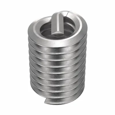 HELI-COIL Helical Insert: Tanged Tang Style, Screw-Locking, #8-32 Thread Size - Screw-Locking Tanged Helical Inserts