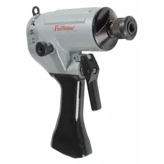 Hydraulic impact wrench with 1/2 in square drive adapter delivering 400 ft-lb torque. Operates at max 2000 psi and 10 gpm. Connections: 3/4 in - 16 UNF SAE O-Ring and 3/4 in - 16 SAE O-Ring. Used for heavy-duty bolting and fastening in industrial maintenance and construction.
