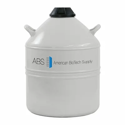 AMERICAN BIOTECH SUPPLY Liquid Dewar: 32 L Capacity, 17 in Overall Dia, 24 in Overall Ht - Cryogenic Dewars