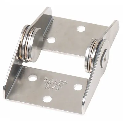 SUGATSUNE Torque Hinge: Stainless Steel, 2 1/8 in Leaf Ht - Torque Hinges