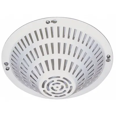 SAFETY TECHNOLOGY INTERNATIONAL Smoke Detector Guard: Steel, 8 in Overall Dp - Guards for Alarms & Wall Fixtures