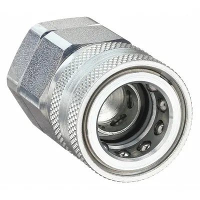 SNAP-TITE Hydraulic Quick Connect Hose Coupling: 1/2 in Coupling Size, Steel - IH Series Hydraulic Quick-Connect Coupling Bodies