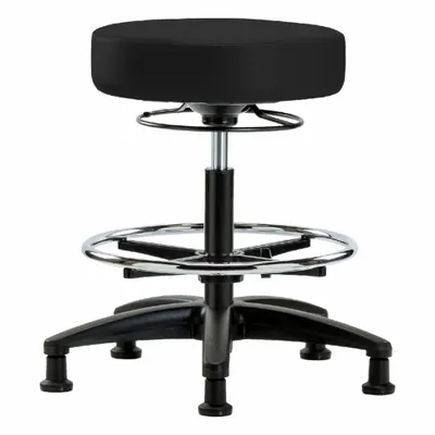 OEM Stool: Vinyl, Ht Range 19 3/4 in to 27 3/4 in, 17 in Seat Wd, 17 in Seat Dp - Vinyl Lab Stools