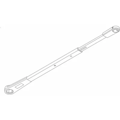 LCN Door Closer Arm: Aluminum (MPN 4810-3077T AL) - Replacement Arms