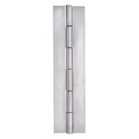 MARLBORO Piano Hinge: Stainless Steel, 36 in Leaf Ht, 1 in Leaf Wd (MPN 4PPJ7)