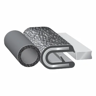 TRIM LOK Trim Seal: Rounded, 250 ft Overall Lg, PVC Outer, EPDM Bulb - General Purpose A- & D-Profile Edge Trim Seals