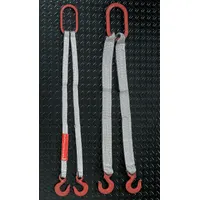 LIFT-ALL Bridle Web Sling: Type 3, Polyester, 1 Plies, 6 ft Sling Lg, 8 1/2 in Eye Lg, 1 in Sling Wd (MPN DOSEE1801TFX6)