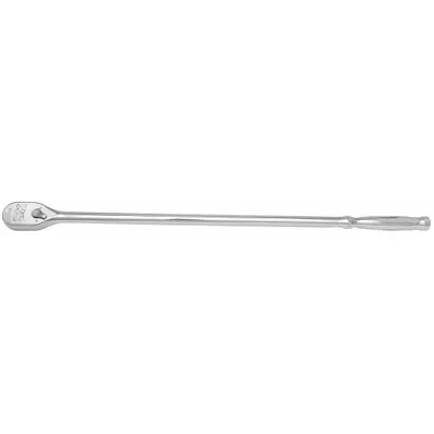 SK PROFESSIONAL TOOLS Hand Ratchet: Pear, Reversible, 24 in Overall Lg, Chrome - Standard-Head Ratchets