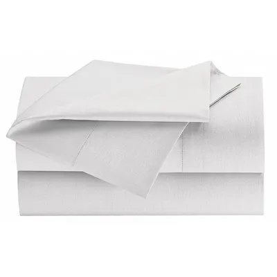 MARTEX Pillowcase: King, 40 in Overall Lg, 20 in Overall Wd, T300, Fresh White - Martex Millennium Sheets