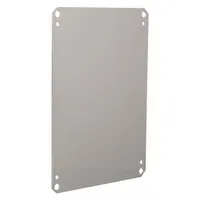 WIEGMANN Back Panel: Back Panel Panel, 12 in Overall Ht, 12 in Overall Wd, Steel, Powder Coated (MPN NP1414C)