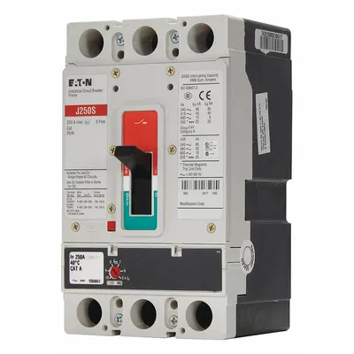EATON Molded Case Circuit Breaker: 150 A Amps, 85kA at 240V AC, Fixed, ABC, Line/Load Lug - JG-Frame Eaton Molded Case Circuit Breakers