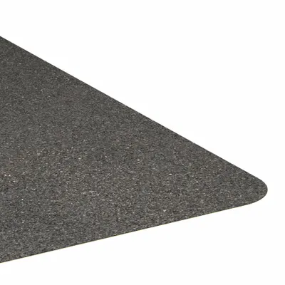 Wooster Anti-Slip Tread: Very Coarse, 46 Grit Size, Black, Solid, 12 in x 48 in - Heavy Traffic Antislip Treads