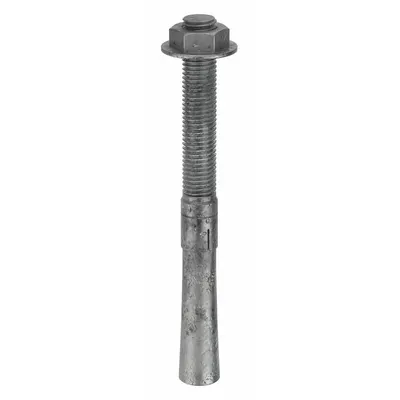 MKT FASTENING Wedge Anchor: 8 1/2 in Overall Lg, 3/4 in Dia, 3/4"-10 Thread Size, Steel - Steel Wedge Anchors
