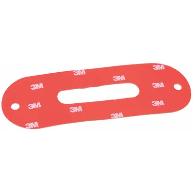 MAXXIMA Mounting Tape: Mounting Tape, Red, Plastic, 6 1/2 in Lg, 2 1/8 in Ht - Vehicle Light Mounts & Brackets