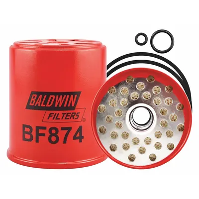 BALDWIN FILTERS Fuel Filter: Spin-On, 3 1/2 in Outside Dia, 3/4 in Inside Dia, Cellulose - Spin-On Fuel Filters
