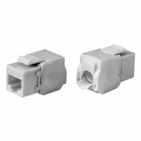 MONOPRICE Networking Keystone: Connector RJ45, 6A Cable Category, Std, 2pk Pack Size, 1 (MPN 15664)