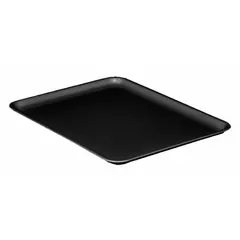 This black fiberglass lid is designed for use with extreme-temperature stacking and nesting totes. It measures 11 3/4 in x 8 3/4 in and is compatible with tote models 1NTL9, 1NTN1, 9AHR1, 9PTZ0, and 9U909. The fiberglass construction provides resistance to high temperatures, making it suitable for industrial applications requiring heat tolerance.