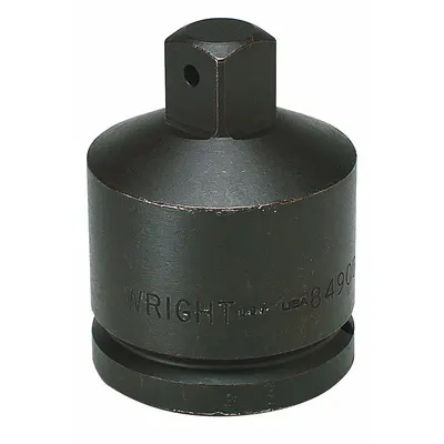 WRIGHT TOOL Impact Socket Adapter: 1 1/2 in Input Drive Size, Black Oxide - 1-1/2" Drive Impact Socket Adapters