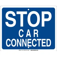 Railroad Sign: Blue, 12 in x 15 in Nominal Sign Size, High Intensity Prismatic (HIP), 0.09 in Thick (MPN 134184)
