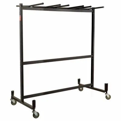 NATIONAL PUBLIC SEATING Chair and Table Cart: 1,320 lb, 33 1/4 in L x 67 in W x 70 in H - Hanging Racks for Folding Chairs