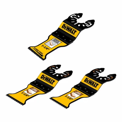 DEWALT DEWALT OSC Wood and General Purpose Combo (3 PK): 3 Blades, Semi-Circular - Open-Back Universal OIS Mounted Sets