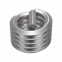 HELI-COIL Helical Insert: Tanged Tang Style, Free-Running, 7/16"-14 Thread Size, Plain, 100 PK (MPN A1185-7CN438)