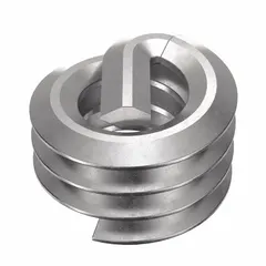 Free-running tanged helical insert for repairing or reinforcing internal threads in metal components. Made of 18-8 stainless steel with a tensile strength of 200,000 to 250,000 psi. Features #4-40 thread size, coarse, right-hand, plain finish. Supplied in packs of 100.
