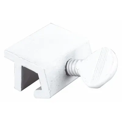 PRIME-LINE Window Lock: Clamp Lock, Handle Included, Non-Handed, 15/32 in Overall Lg - Sliding Window Locks