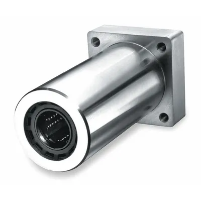 THOMSON Linear Pillow Block Bearing: Twin, Super Smart, 1 1/4 in ID - Twin Square-Flanged Linear Ball Bearings